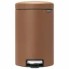 Brabantia Poubelle à Pédale NewIcon 12 L, Mineral Cinnamon - Poubelle à Pédale