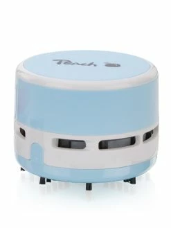 Peach Aspirateur à Main PA105 Bleu - Nettoyeur De Poussière