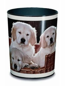 Läufer Corbeille à Papier 13 L, Chiens - Corbeille