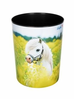 Läufer Corbeille à Papier 13 L, Chevaux Dans Le Champ De Colza - Corbeille