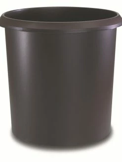 Läufer Corbeille à Papier 18 L, Brun - Corbeille