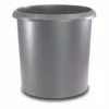 Läufer Corbeille à Papier 18 L, Gris - Corbeille
