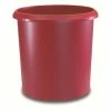 Läufer Corbeille à Papier 18 L, Rouge - Corbeille