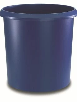 Läufer Corbeille à Papier 18 L, Bleu - Corbeille