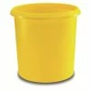 Läufer Corbeille à Papier 18 L, Jaune - Corbeille