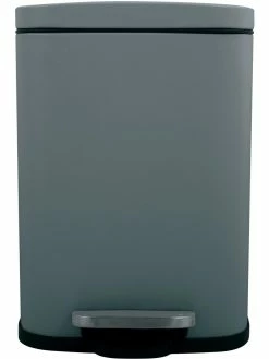 SPIRELLA Poubelle à Pédale Poubelle Akira Matt 12 L, Gris - Poubelle à Pédale