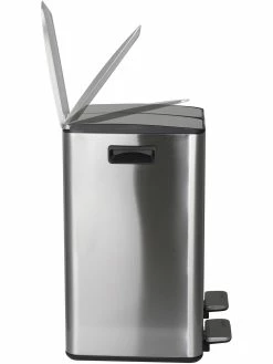 SPIRELLA Poubelle à Pédale Aliya Brushed 2 X 20 L, Argenté - Poubelle à Pédale -V-Zug shop 1313516 3 3 scaled