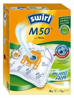 Swirl Sac Filtrant Pour Aspirateur MicroPor M50 4 Pièce/s - Sac à Poussière