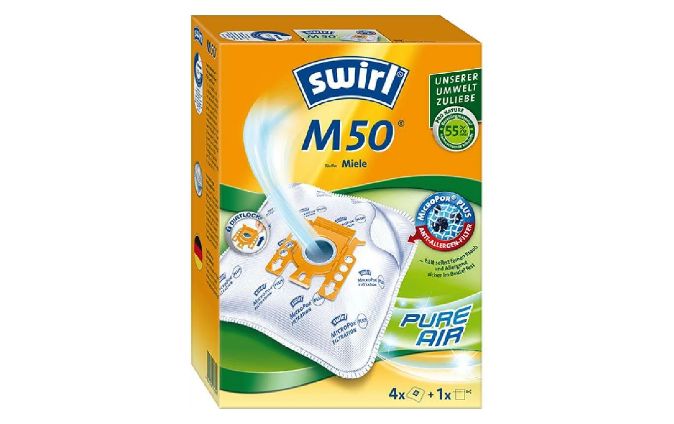 Swirl Sac Filtrant Pour Aspirateur MicroPor M50 4 Pièce/s - Sac à Poussière 1 Swirl Sac Filtrant Pour Aspirateur MicroPor M50 4 Pièce/s - Sac à Poussière