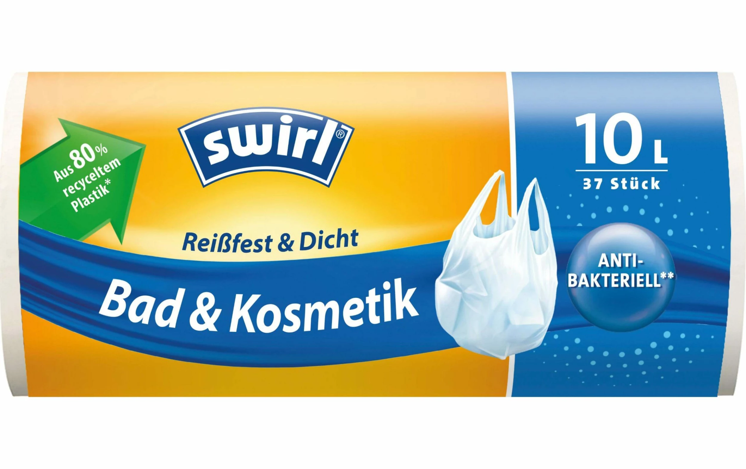 Swirl Sacs Poubelle Bain & Cosmétique 10 L, 37 Pièce/s - Sacs Poubelle 1 Swirl Sacs Poubelle Bain & Cosmétique 10 L, 37 Pièce/s - Sacs Poubelle