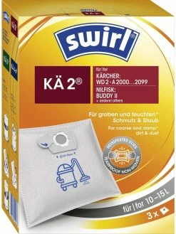 Swirl Sac Filtrant Pour Aspirateur KÄ 2, 3 Pièce/s - Sac à Poussière