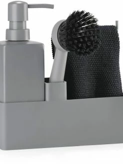 Zone Denmark Kits De Rangement évier 19 X 20 Cm Gris - Remorque à évier