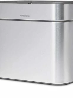 Simplehuman Seau à Compost Caddy 4 L, Argenté - Bac à Compost