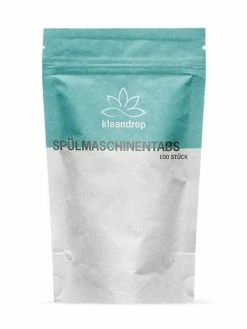 Kleandrop Détergent Pour Lave-vaisselle Pastilles Pour Lave-vaisselle 100 Pièce/s - Liquide Vaisselle Pour Machine