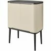 Brabantia Bacs De Recyclage Bo Touch Bin 11 L/23 L, Beige Clair - Bac à Compost