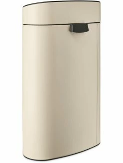 Brabantia Poubelle Touch Bin New 40 L, Soft Beige - Poubelle
