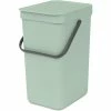 Brabantia Bacs De Recyclage Sort & Go 12 L, Vert Clair - Bac à Compost