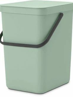 Brabantia Bacs De Recyclage Sort & Go 25 L, Vert Clair - Bac à Compost