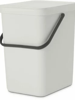 Brabantia Bacs De Recyclage Sort & Go 25 L, Gris Clair - Bac à Compost