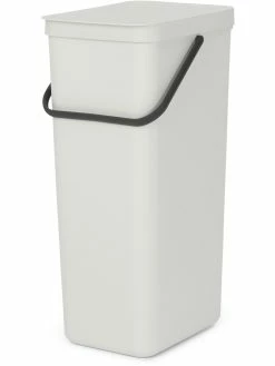 Brabantia Bacs De Recyclage Sort & Go 40 L, Gris Clair - Bac à Compost