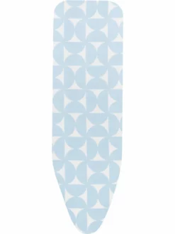 Brabantia Housse De Planche à Repasser Fresh Breeze 124 X 38 Cm, Bleu Clair - Housse De Planche à Repasser & Accessoires