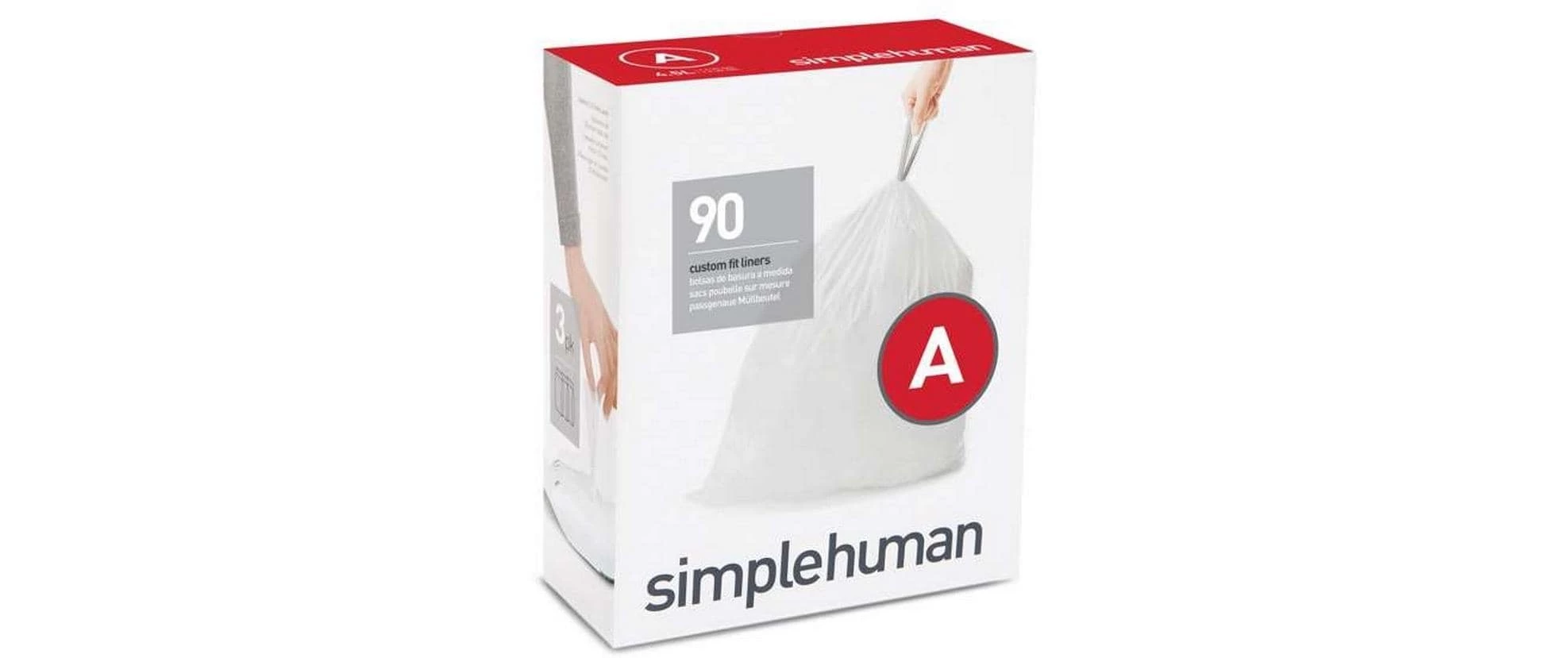 Simplehuman Sacs Poubelle A 4.5 L, 90 Pièce/s - Sacs Poubelle 1 Simplehuman Sacs Poubelle A 4.5 L, 90 Pièce/s - Sacs Poubelle