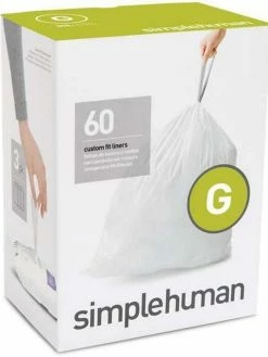 Simplehuman Sacs Poubelle G 20 L, 60 Pièce/s - Sacs Poubelle