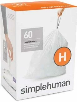 Simplehuman Sacs Poubelle H 35 L, 60 Pièce/s - Sacs Poubelle