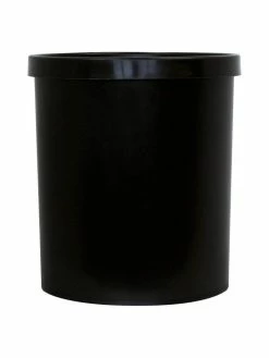 Büroline Corbeille à Papier 18 L Noir - Corbeille