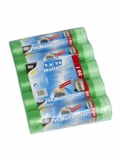 Weita Sacs Poubelle Papstar 30 L, 125 Pièce/s - Sacs Poubelle