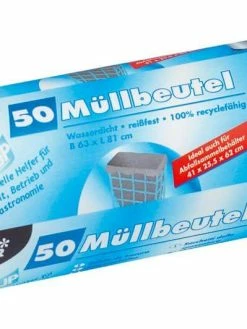 Weita Sacs Poubelle Papstar 60 L, 50 Pièce/s - Sacs Poubelle