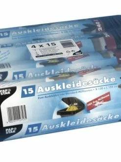 Weita Sac à Ordures Ménagères Papstar 240 L, 60 Pièce/s - Sacs Poubelle