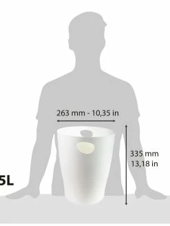 Exacompta Corbeille à Papier Ecobin 15 L, Blanc - Corbeille 5 Exacompta Corbeille à Papier Ecobin 15 L, Blanc - Corbeille -V-Zug shop 1450578 3 5 scaled