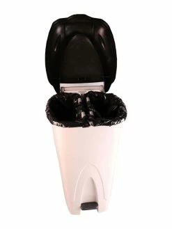 Edi Clean Poubelle à Pédale Kick 110 L, Gris/Noir - Poubelle à Pédale -V-Zug shop 1470172 3 5 scaled