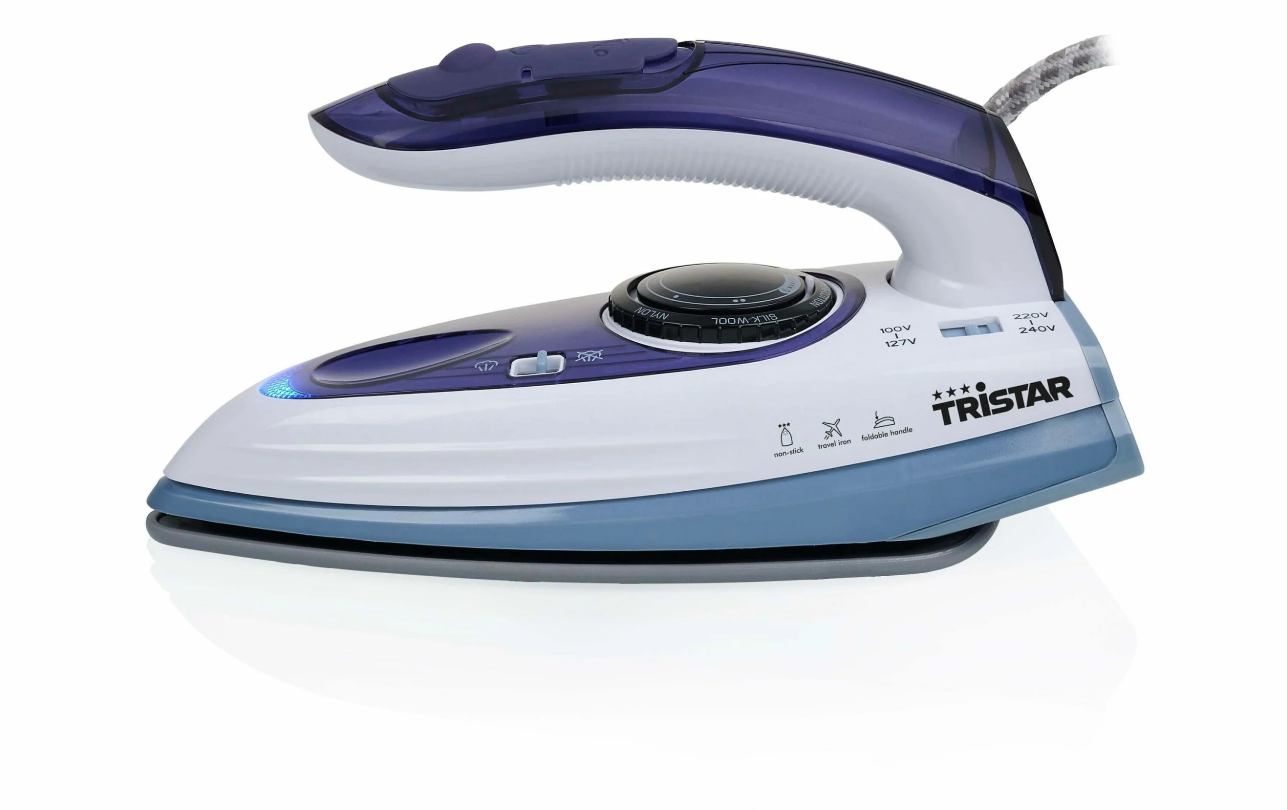 Tristar Fer à Repasser De Voyage ST-8152 Bleu/Blanc - Fer à Repasser 1 Tristar Fer à Repasser De Voyage ST-8152 Bleu/Blanc - Fer à Repasser