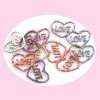 LILIECREA 15 Embellissements Coeurs Love En Bois Peint 3,9 Cm - Scrapbooking Carterie