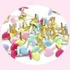 LILIECREA 150 Attaches Parisiennes Coeurs Multicolores 8 Mm, Brads Coeurs Pour Scrapbooking
