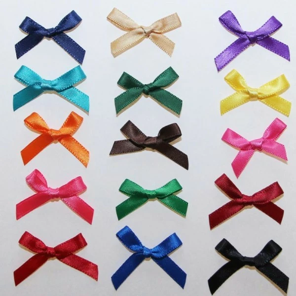 Tricot Créations 150 X Noeuds En Ruban Satin 7mm : Couleurs Foncée - 02368 1 Tricot Créations 150 X Noeuds En Ruban Satin 7mm : Couleurs Foncée - 02368