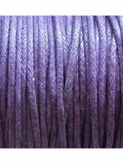 La Cuisine Des Perles 15m Fil Coton Ciré 1mm Violet, Lilas