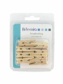 Artemio 16 Minis Pince à Linge En Bois