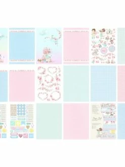 16 Papiers Fantaisis 21 X 29,7 Cm LemonCraft GIRL’S LITTLE WORLD -V-Zug shop 16 papiers fantaisis 21 x 297 cm lemoncraft girls little world p 2