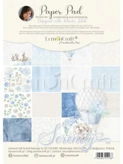 16 Papiers Fantaisis 21 X 29,7 Cm LemonCraft SERENITY