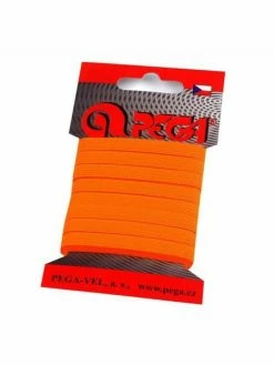 Czech Beads Exclusive 1card (4301) Orange Néon Lingerie Élastique Tresse De Bande Largeur De 7mm Variété De Couleurs, Sur
