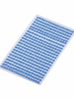 Czech Beads Exclusive 1card Baby Blue Auto-Adhésif Strass Cristal Autocollants Ø5mm, Auto-adhésives, De Décorations, De Sc