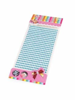 Czech Beads Exclusive 1card Bleu Azur Auto-Adhésif Strass Cristal Autocollants Ø4mm, Auto-adhésives, De Décorations, De Sc