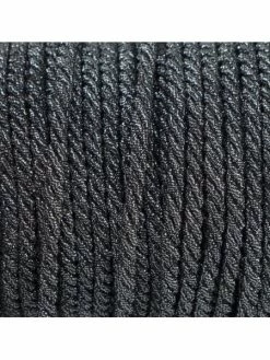 La Cuisine Des Perles 1m Cordon Mouliné En Coton Et Lurex Effet Métallisé Noir Et Argenté 3,5mm -V-Zug shop 1m cordon mouline en coton et lurex effet metallise noir et argente 35mm p 2