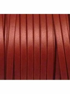 La Cuisine Des Perles 1m Lanière Simili Cuir 3mm De Couleur Rouge Effet Légèrement Nacré Très Belle Qualité