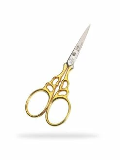 Czech Beads Exclusive 1pc 24k Plaqué Or De Style Vintage Précieux En Acier Au Carbone Italien Broderie Couture Ciseaux De