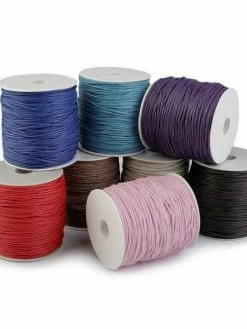 Czech Beads Exclusive 1pc Blanc En Coton Ciré Ø1,5-2mm, Des Ficelles, Des Cordes Et Des Chaînes, Mercerie -V-Zug shop 1pc blanc en coton cire o15 2mm des ficelles des cordes et des chaines mercerie p 5