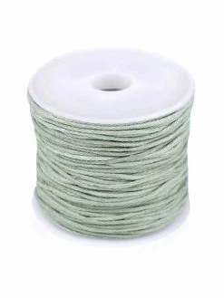 Czech Beads Exclusive 1pc Taupe En Coton Ciré Ø0.8 Mm, Bracelet De L'Amitié, De La Bohème Bracelet, La Prise De Conscience